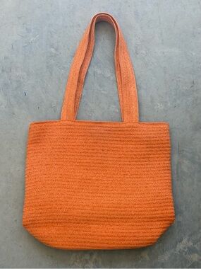 Cappelli - Orange Woven Tote Bag
10.5” x 13”